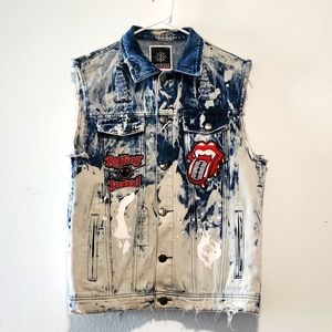 Imperious Original Apparel |  Distressed/Acid Wash Rocker Vest |  Size: Large